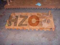 Cu smelting cooler jackets